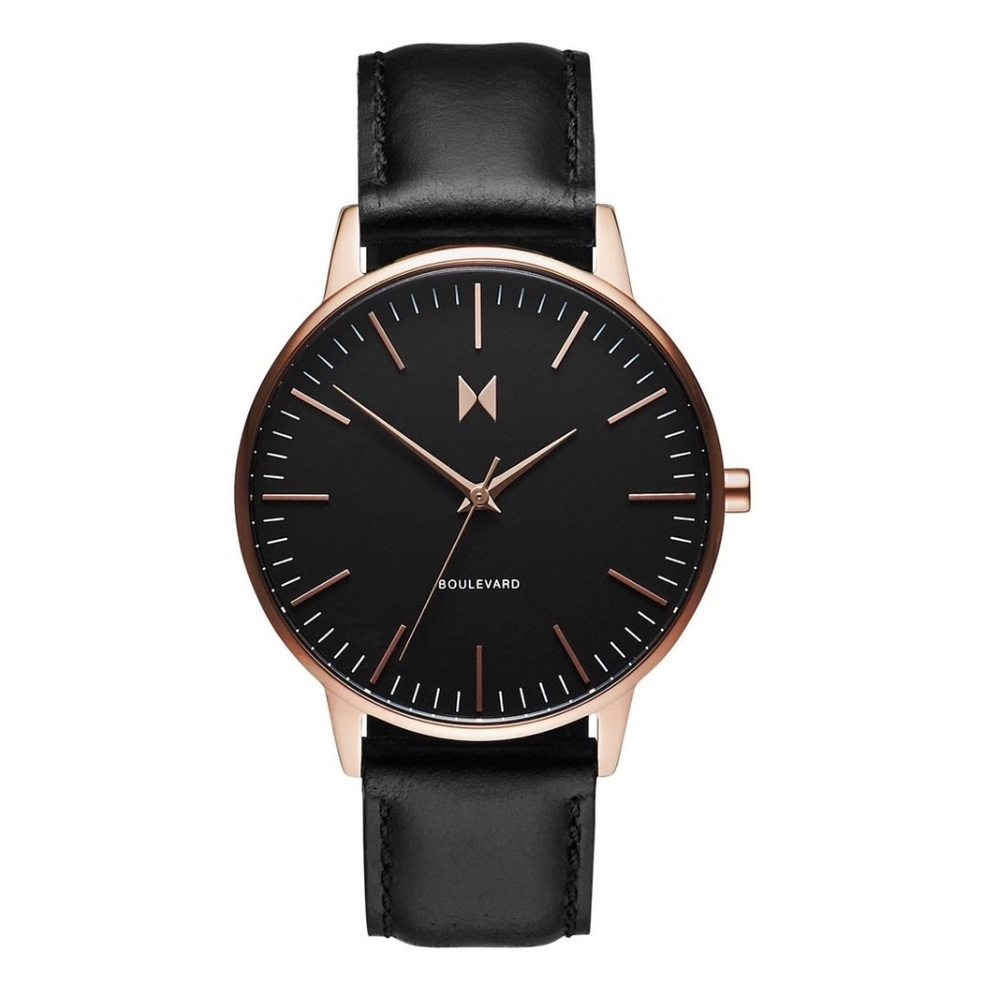 MVMT Women's Watch Black/Rose Gold